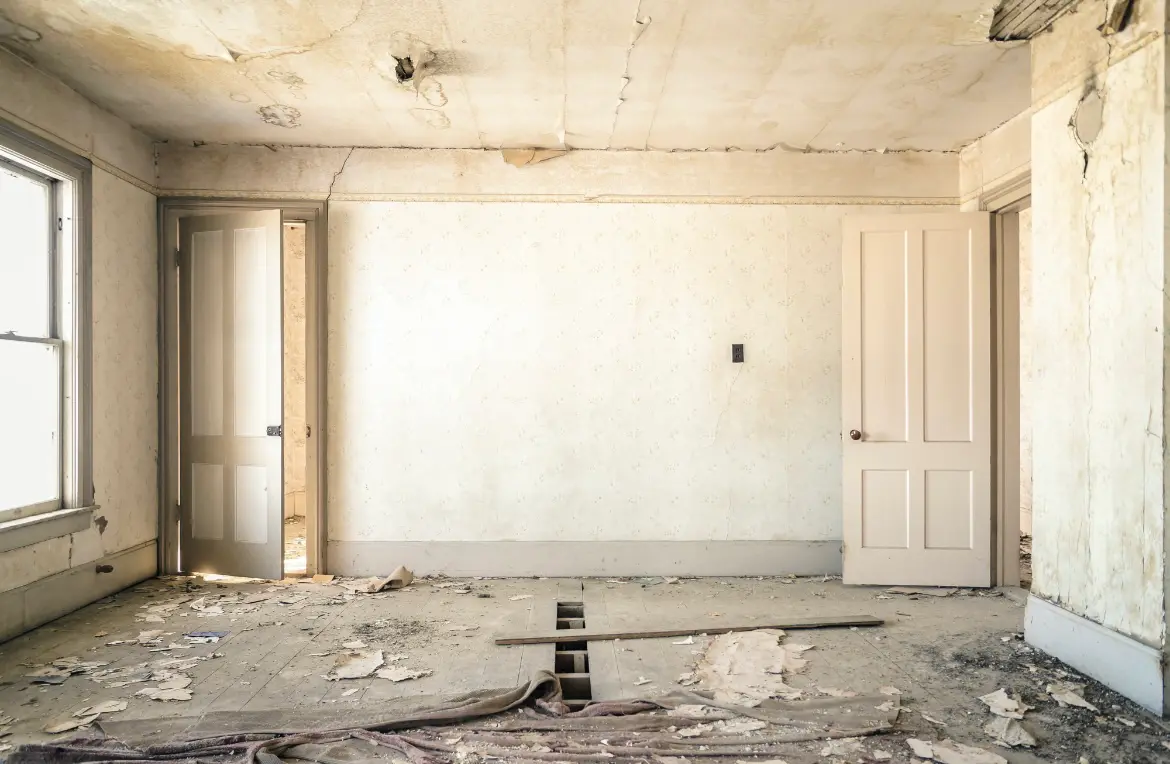 Waste disposal crew managing a cleanout project in Enfield